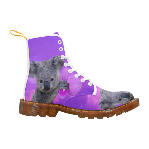 Koala and Orchids Martin Boots For Women Model 1203H