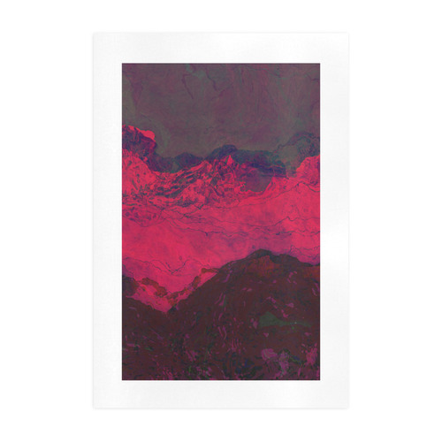 bloody hill Art Print 19‘’x28‘’