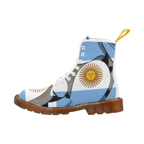 The Flag of Argentina Martin Boots For Women Model 1203H