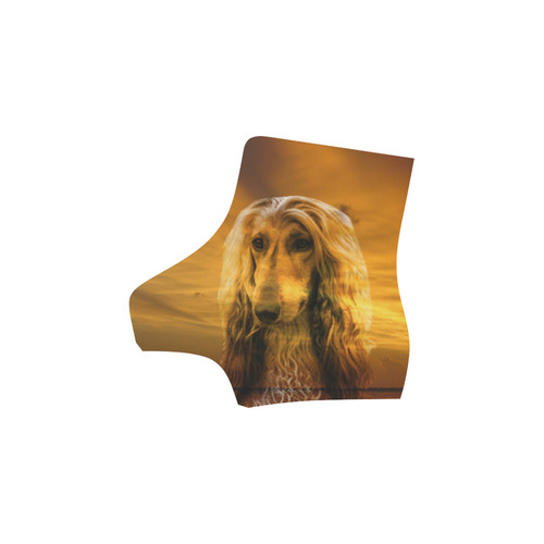 Dog Afghan Hound Martin Boots For Women Model 1203H
