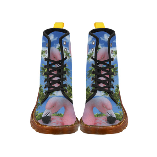 Flamingo and Beach Martin Boots For Women Model 1203H