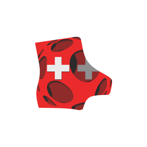 The Flag of Switzerland Martin Boots For Women Model 1203H