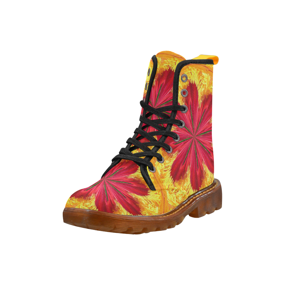 The Ring of Fire Custom Canvas Boots For Women Model 1203H