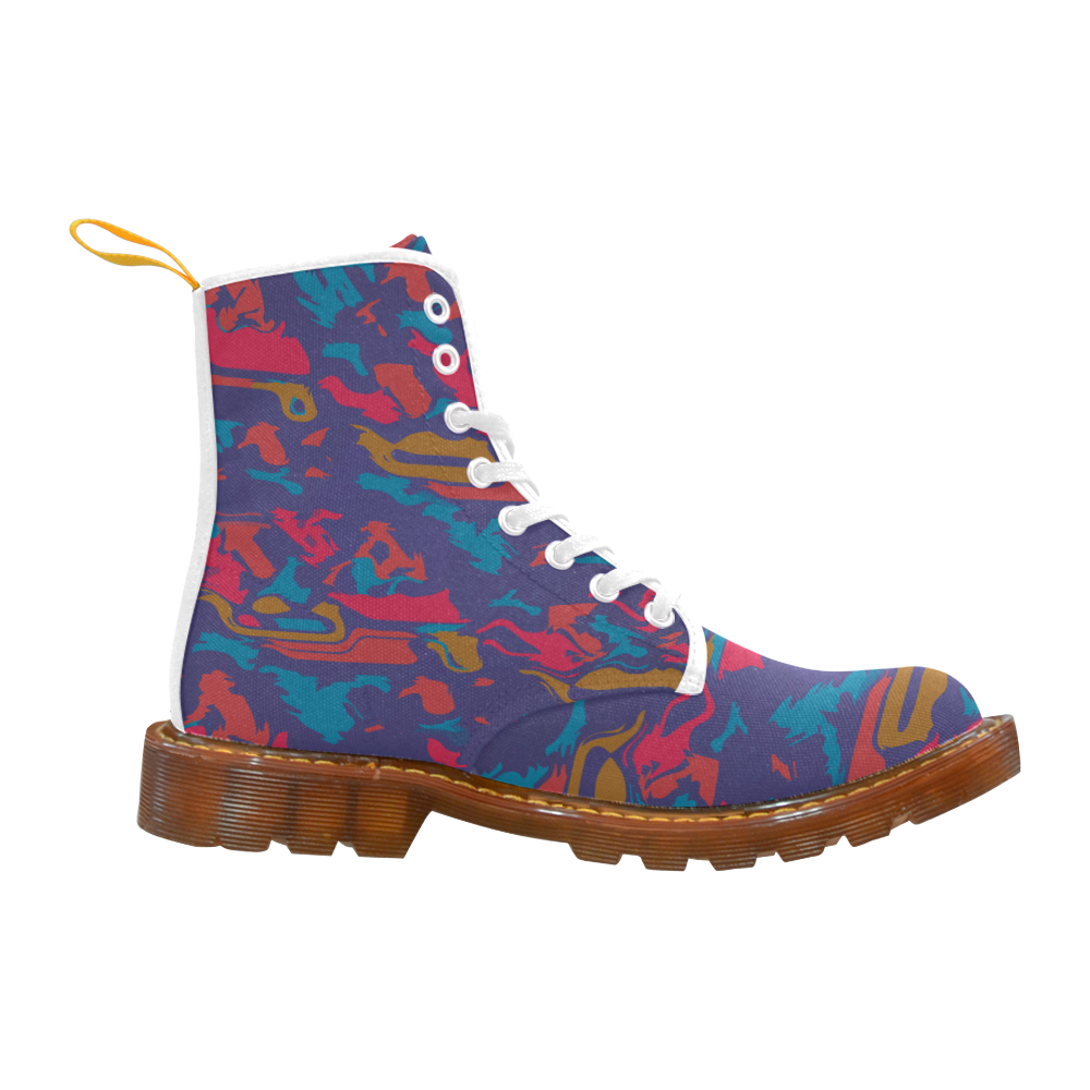 Chaos in retro colors Martin Boots For Women Model 1203H