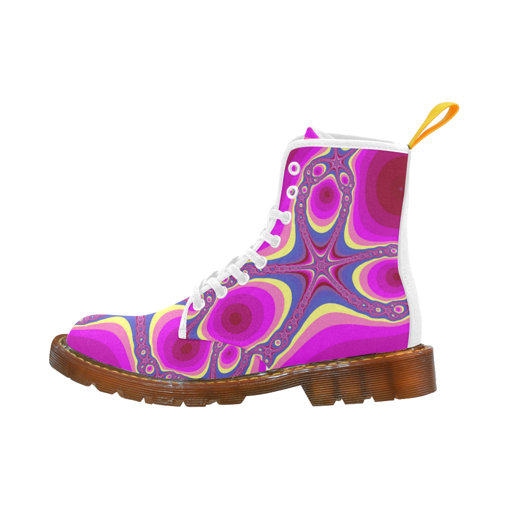 Fractal in pink Martin Boots For Women Model 1203H