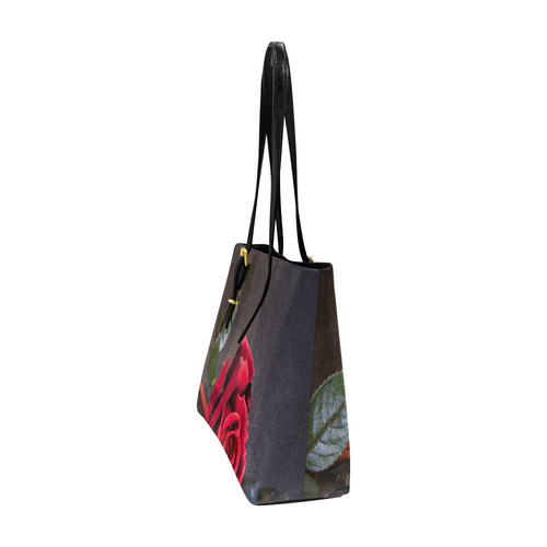 Rose On The Rocks Euramerican Tote Bag/Large (Model 1656)