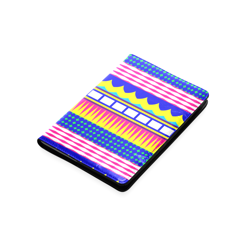Rectangles waves and circles Custom NoteBook A5