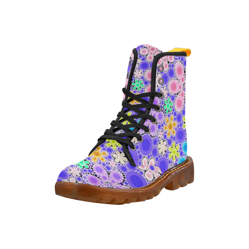 Bubble Flowers Martin Boots For Women Model 1203H