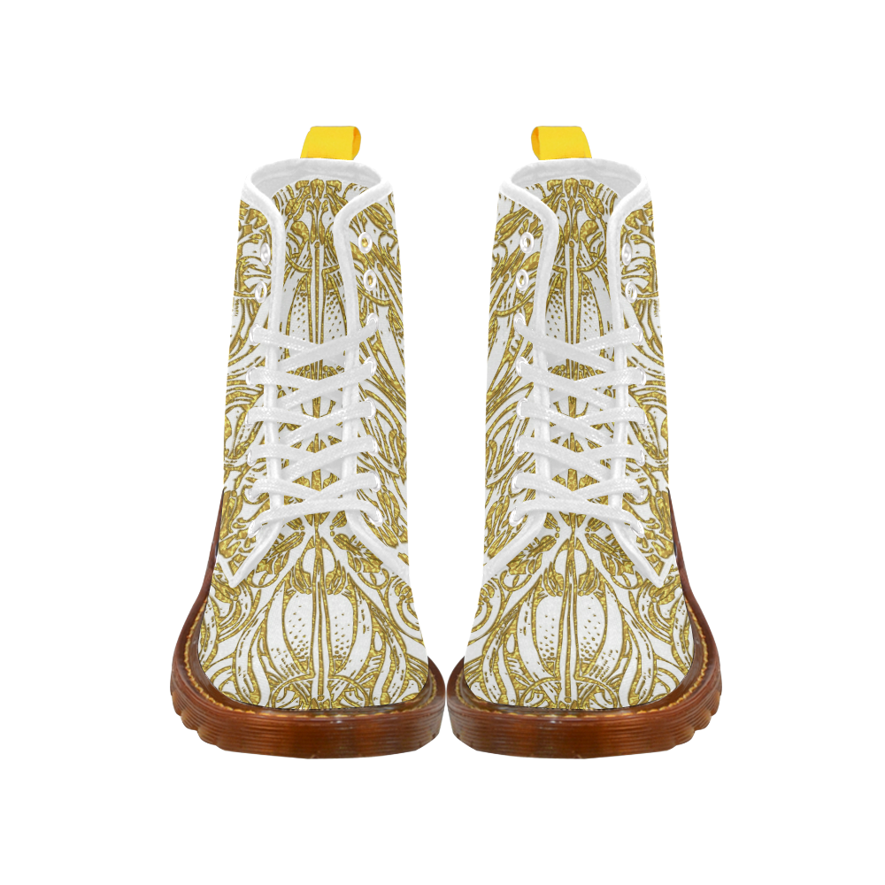 Lace Gold Martin Boots For Women Model 1203H