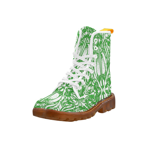 Lace Green Martin Boots For Women Model 1203H