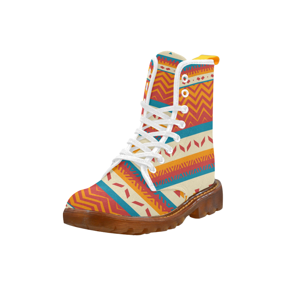 Tribal shapes Martin Boots For Women Model 1203H
