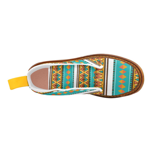 Tribal design in retro colors Martin Boots For Women Model 1203H