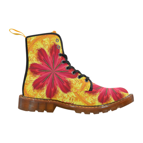 The Ring of Fire Custom Canvas Boots For Women Model 1203H