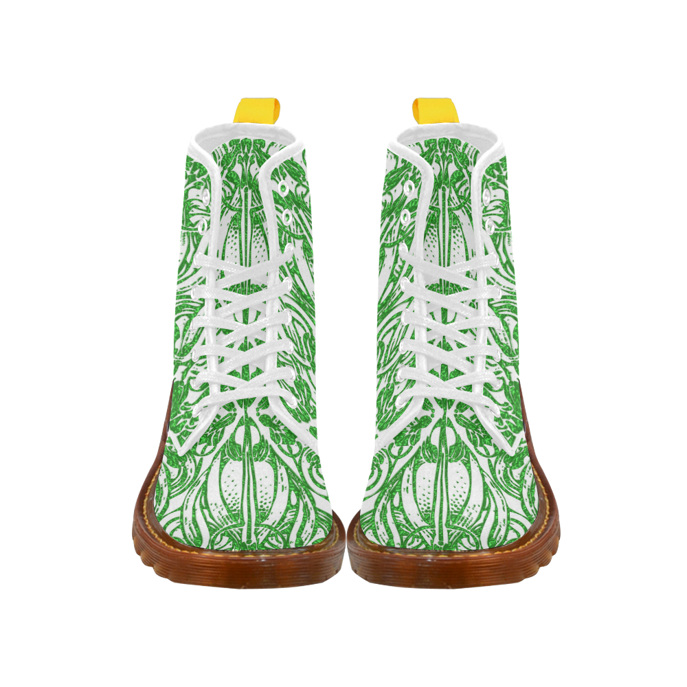 Lace Green Martin Boots For Women Model 1203H