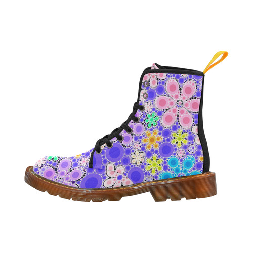 Bubble Flowers Martin Boots For Women Model 1203H