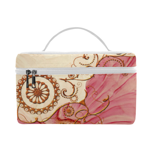 Beautiful vintage design soft colors Cosmetic Bag/Large (Model 1658)