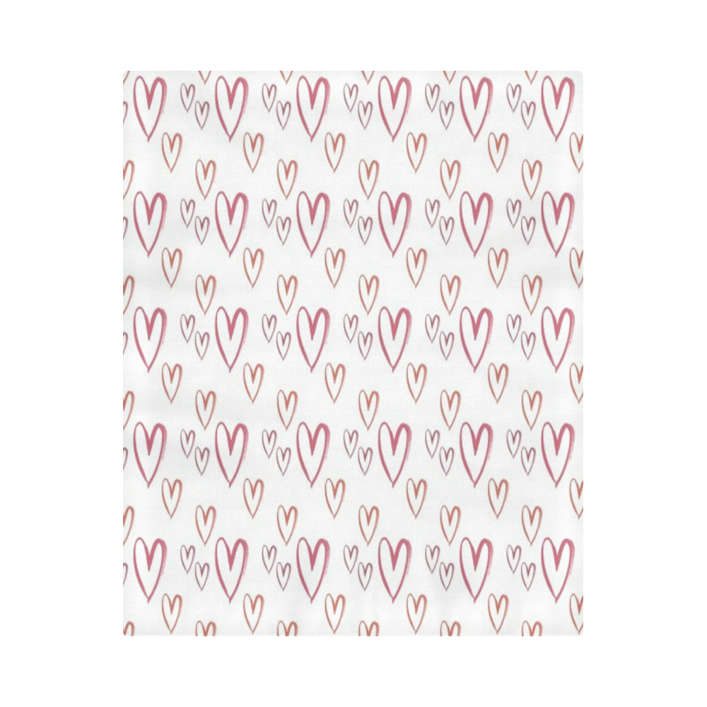 Love Hearts Duvet Cover 86"x70" ( All-over-print)