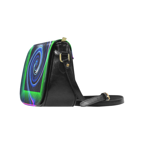 Dance in Neon - Jera Nour Classic Saddle Bag/Small (Model 1648)