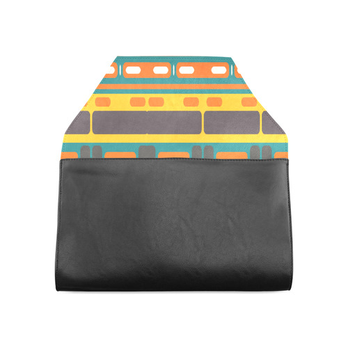 Rectangles in retro colors texture Clutch Bag (Model 1630)
