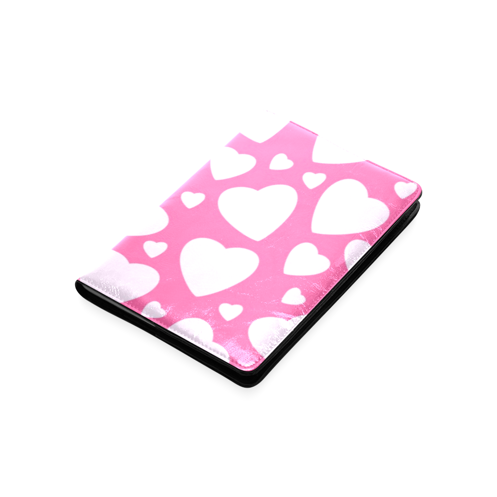 Pale Pink Hearts Custom NoteBook A5