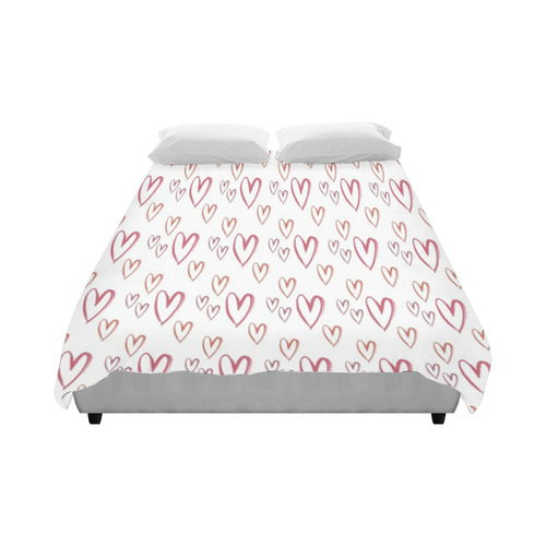 Love Hearts Duvet Cover 86"x70" ( All-over-print)