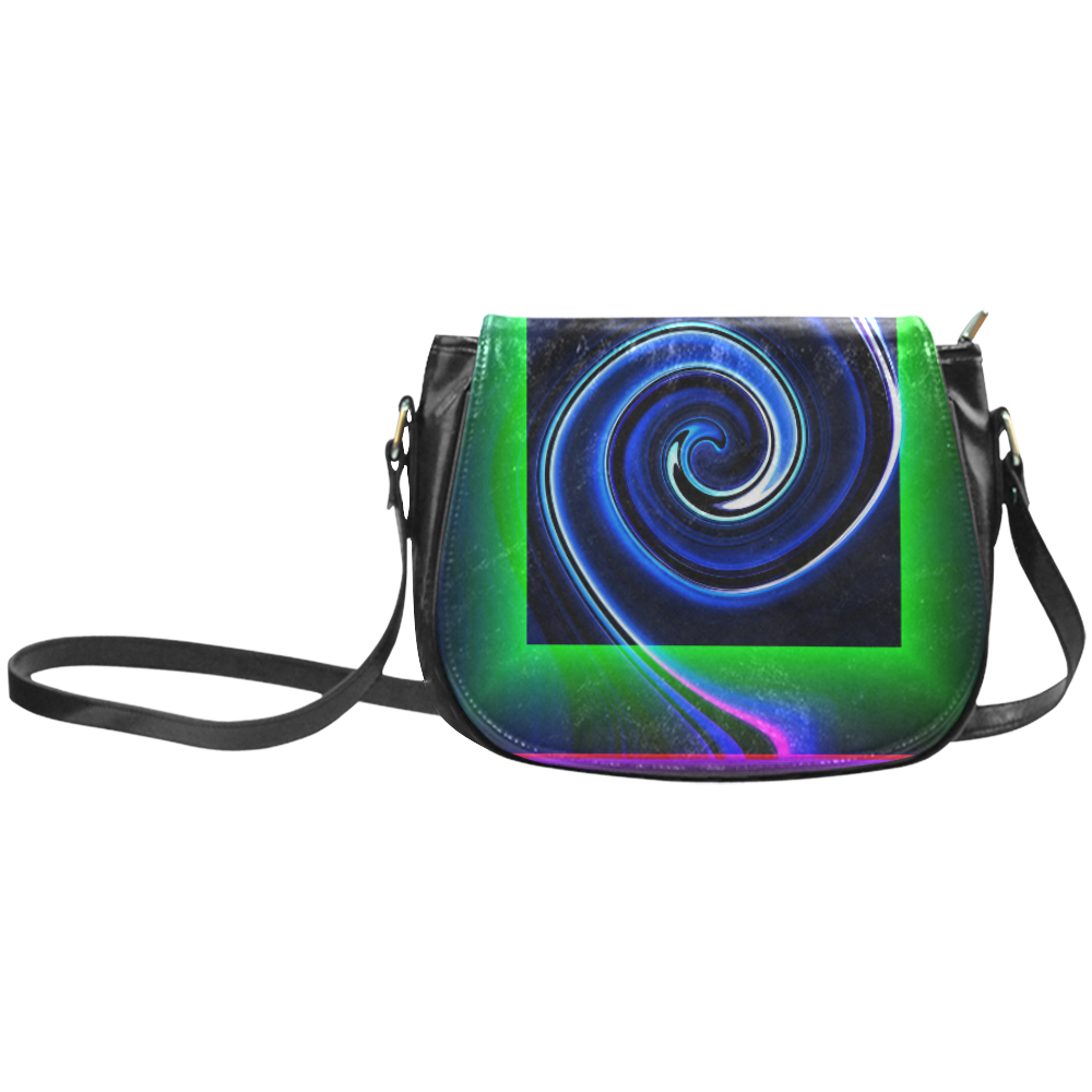 Dance in Neon - Jera Nour Classic Saddle Bag/Small (Model 1648)