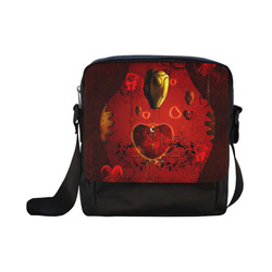 Flying hearts Crossbody Nylon Bags (Model 1633)