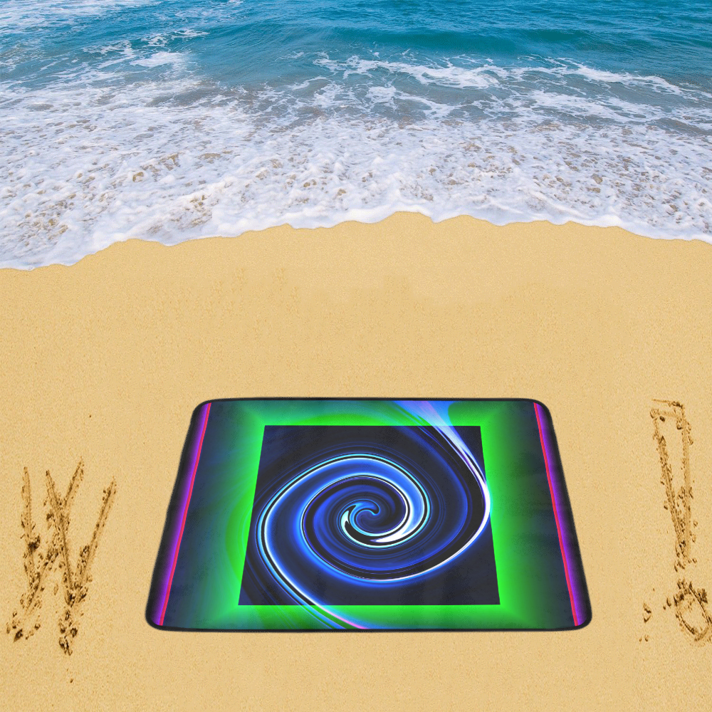 Dance in Neon - Jera Nour Beach Mat 78"x 60"