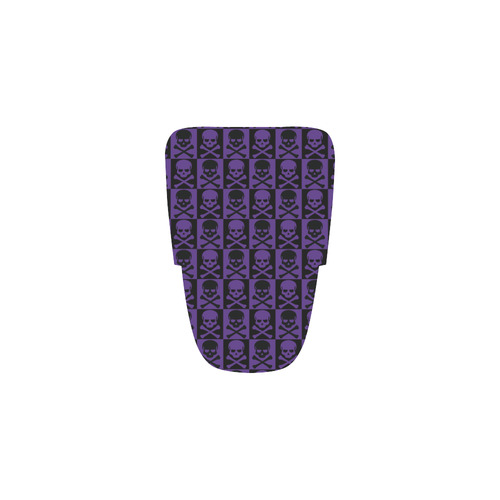 Purple and Black Skulls Women’s Running Shoes (Model 020)