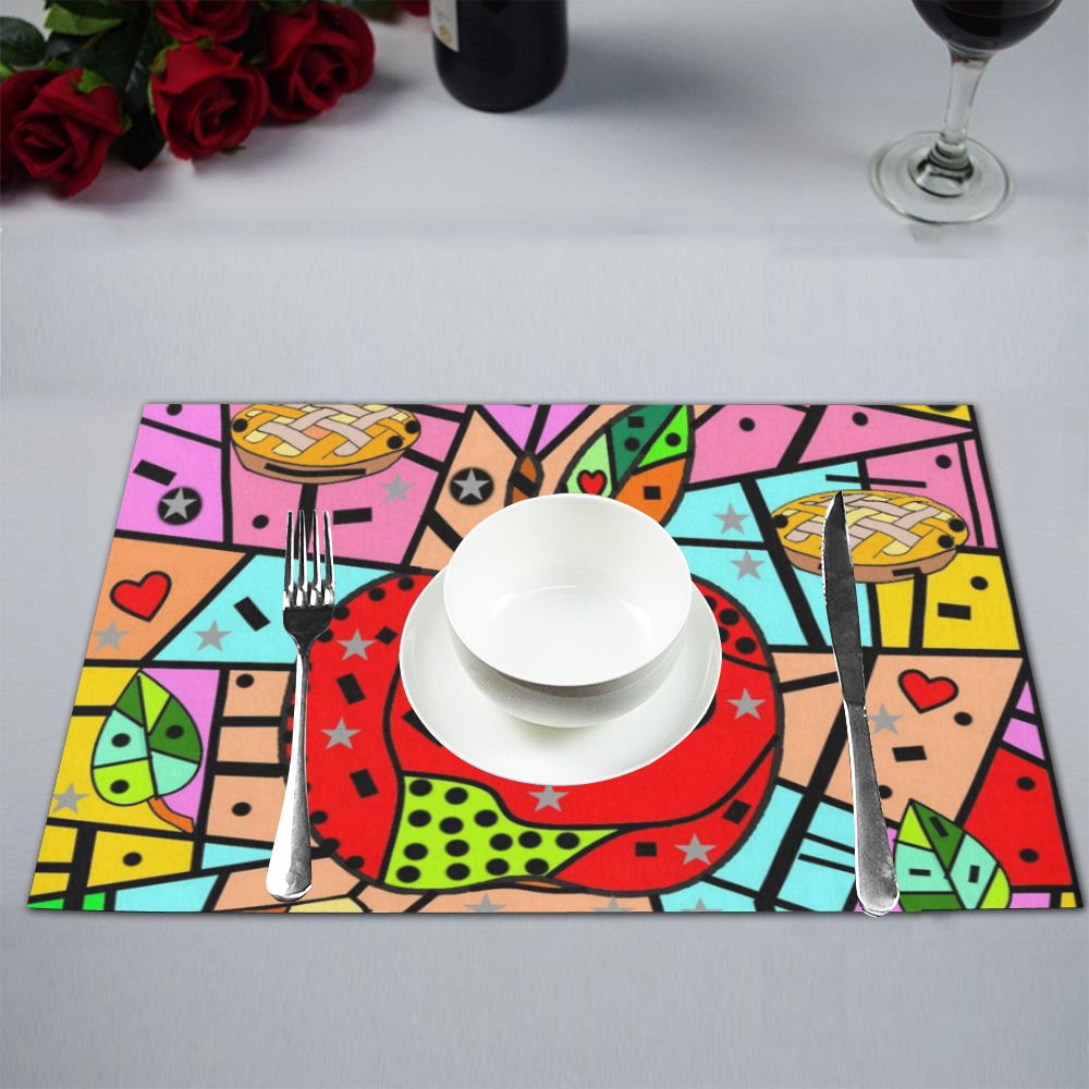 Apple by Nico Bielow Placemat 12''x18''