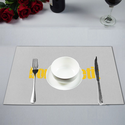 Bon appetit by Artdream Placemat 12''x18''