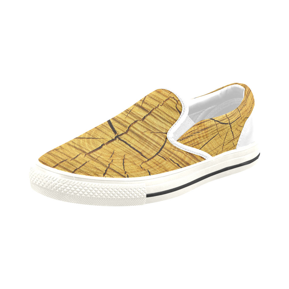 Sun of Wood Slip-on Canvas Shoes for Kid (Model 019)