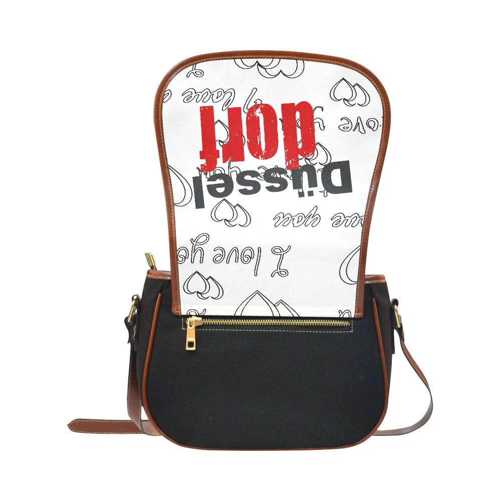 Düsseldorf by Artdream Saddle Bag/Small (Model 1649)(Flap Customization)