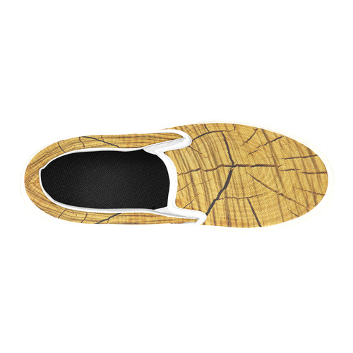 Sun of Wood Slip-on Canvas Shoes for Kid (Model 019)