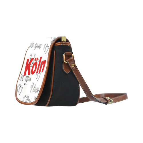 Köln by Artdream Saddle Bag/Small (Model 1649)(Flap Customization)