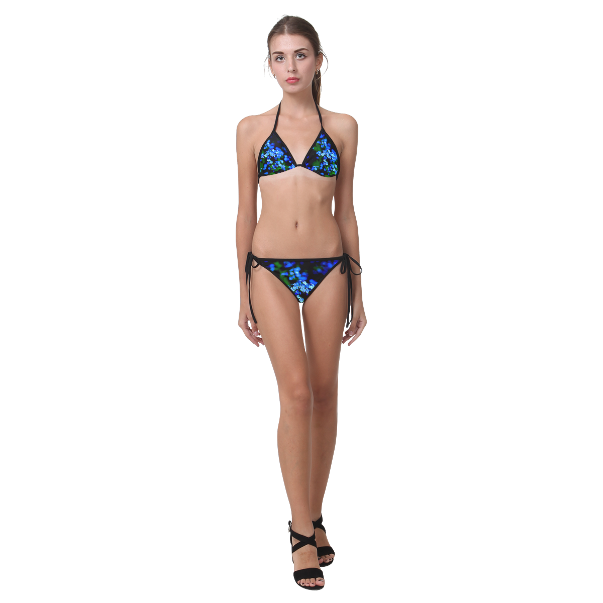 forget-me-not Custom Bikini Swimsuit (Model S01)