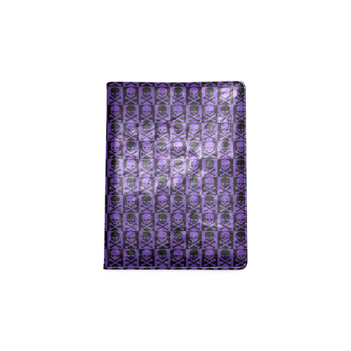 Gothic style Purple & Black Skulls Custom NoteBook B5