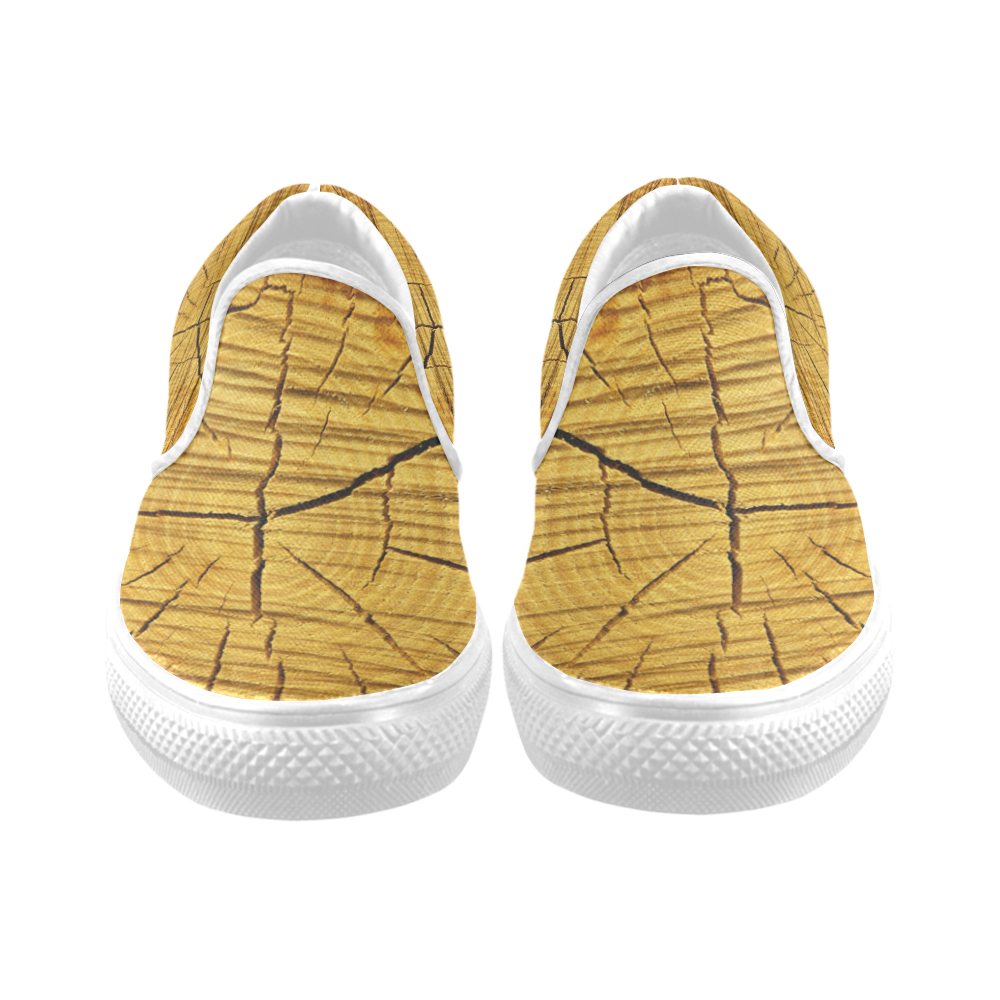 Sun of Wood Women's Slip-on Canvas Shoes (Model 019)