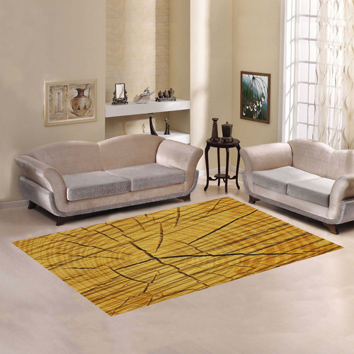 Sun of Wood Area Rug7'x5'