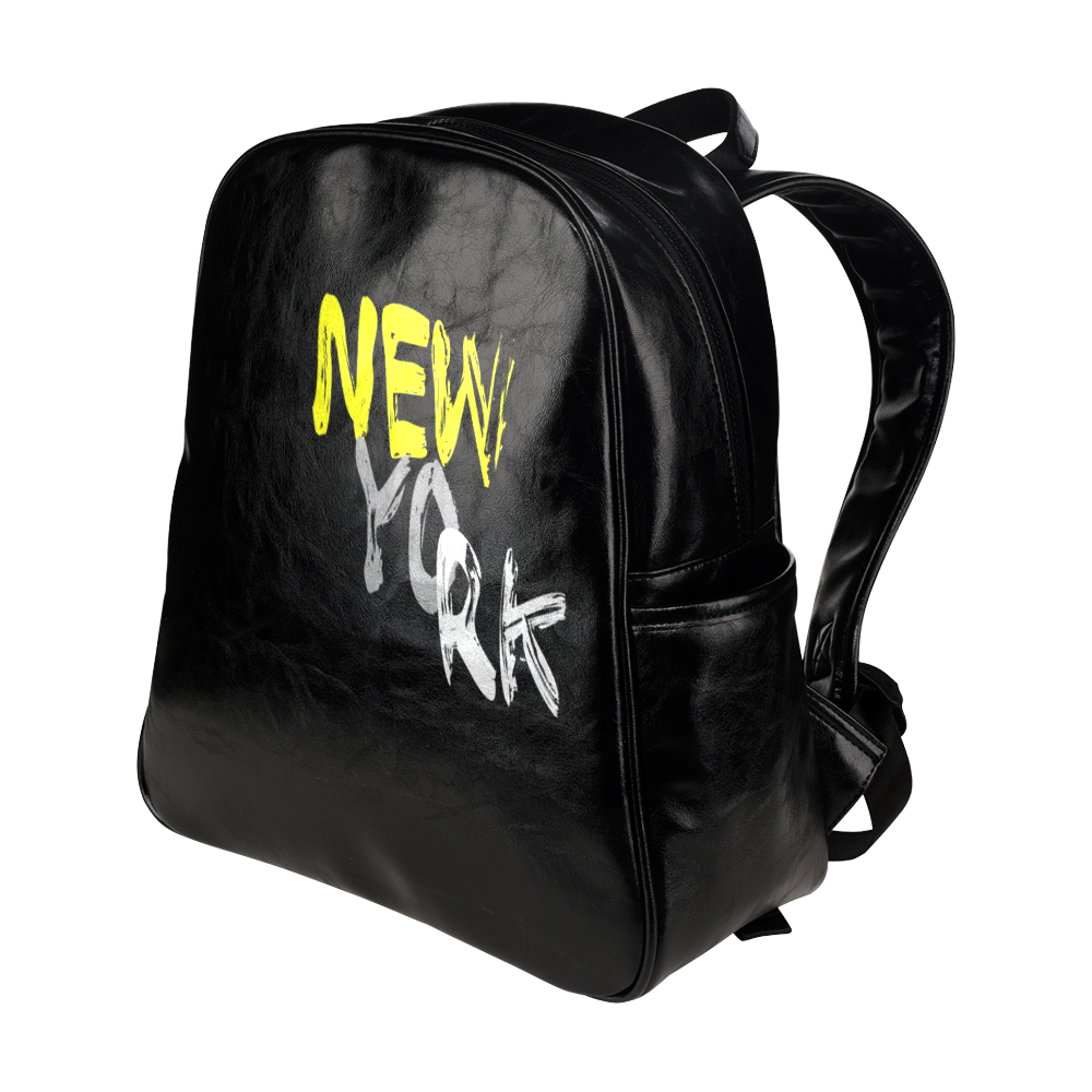 New York by Artdream Multi-Pockets Backpack (Model 1636)