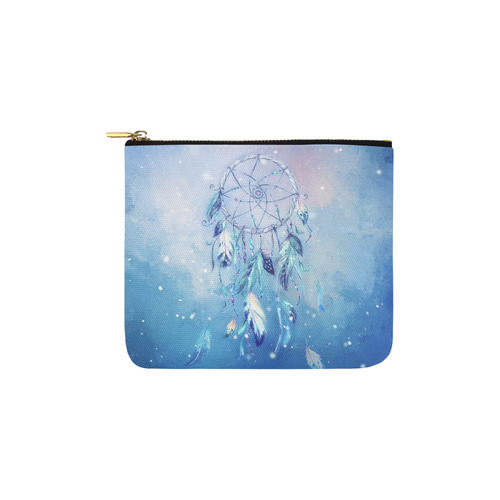 A wounderful dream catcher in blue Carry-All Pouch 6''x5''