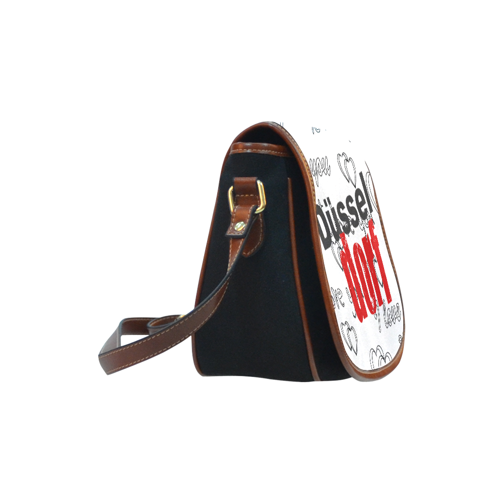 Düsseldorf by Artdream Saddle Bag/Small (Model 1649)(Flap Customization)