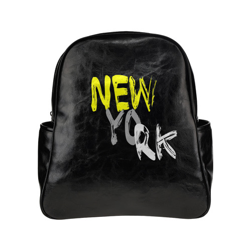 New York by Artdream Multi-Pockets Backpack (Model 1636)
