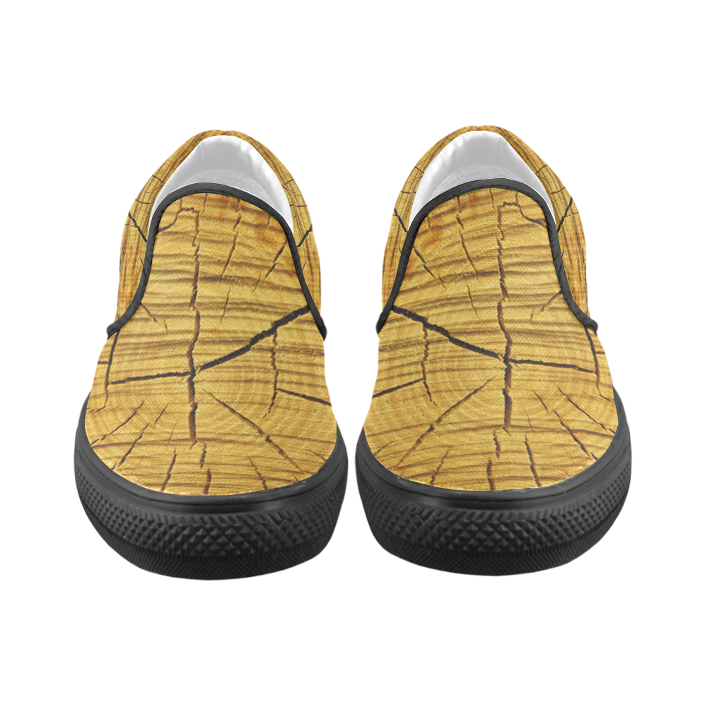 Sun of Wood Men's Unusual Slip-on Canvas Shoes (Model 019)
