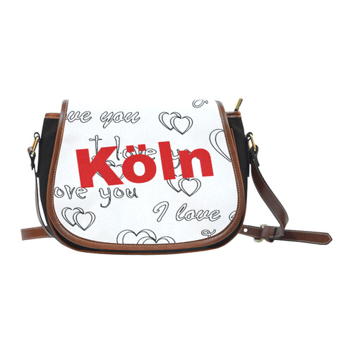 Köln by Artdream Saddle Bag/Small (Model 1649)(Flap Customization)