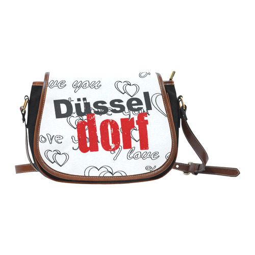 Düsseldorf by Artdream Saddle Bag/Small (Model 1649)(Flap Customization)