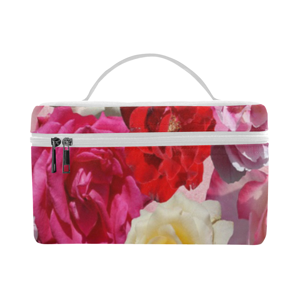Bed Of Roses Cosmetic Bag/Large (Model 1658)