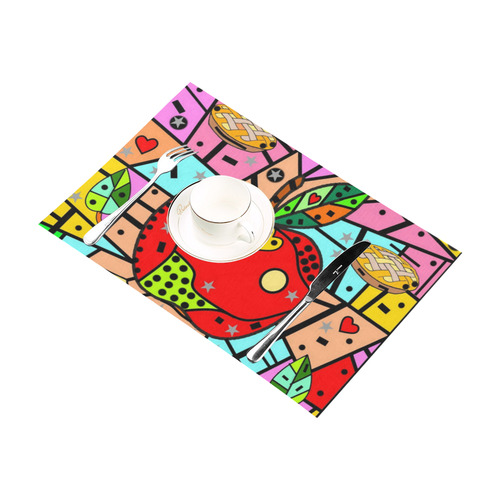 Apple by Nico Bielow Placemat 12''x18''