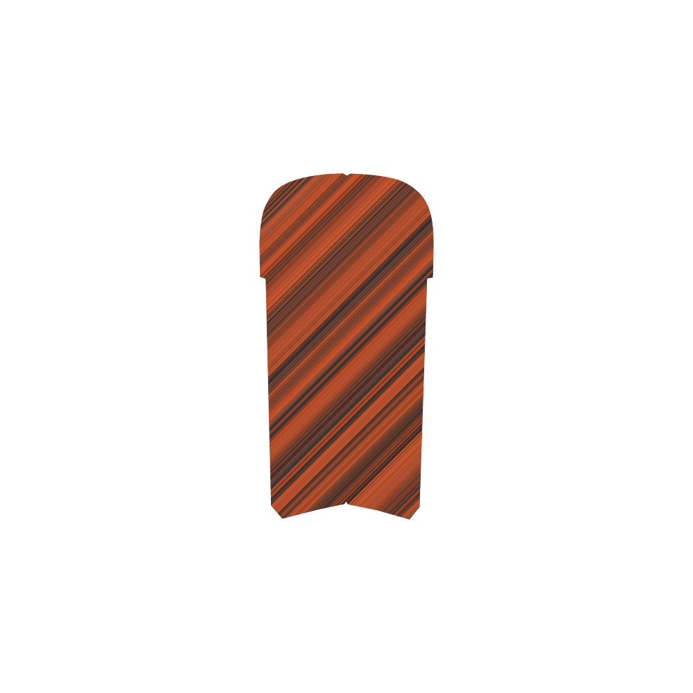 Orange Black Diagonal Stripes Martin Boots For Women Model 1203H