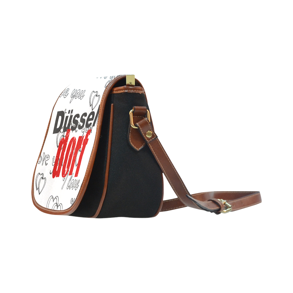 Düsseldorf by Artdream Saddle Bag/Small (Model 1649)(Flap Customization)